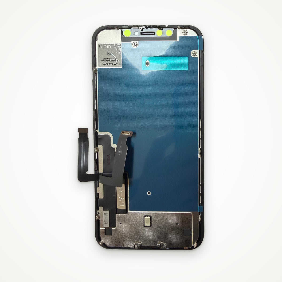 Incell HD+ LCD screen for iPhone XR, from the back