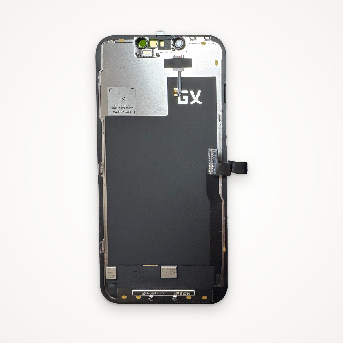 Hard OLED screen for iPhone 13 Pro, from the back