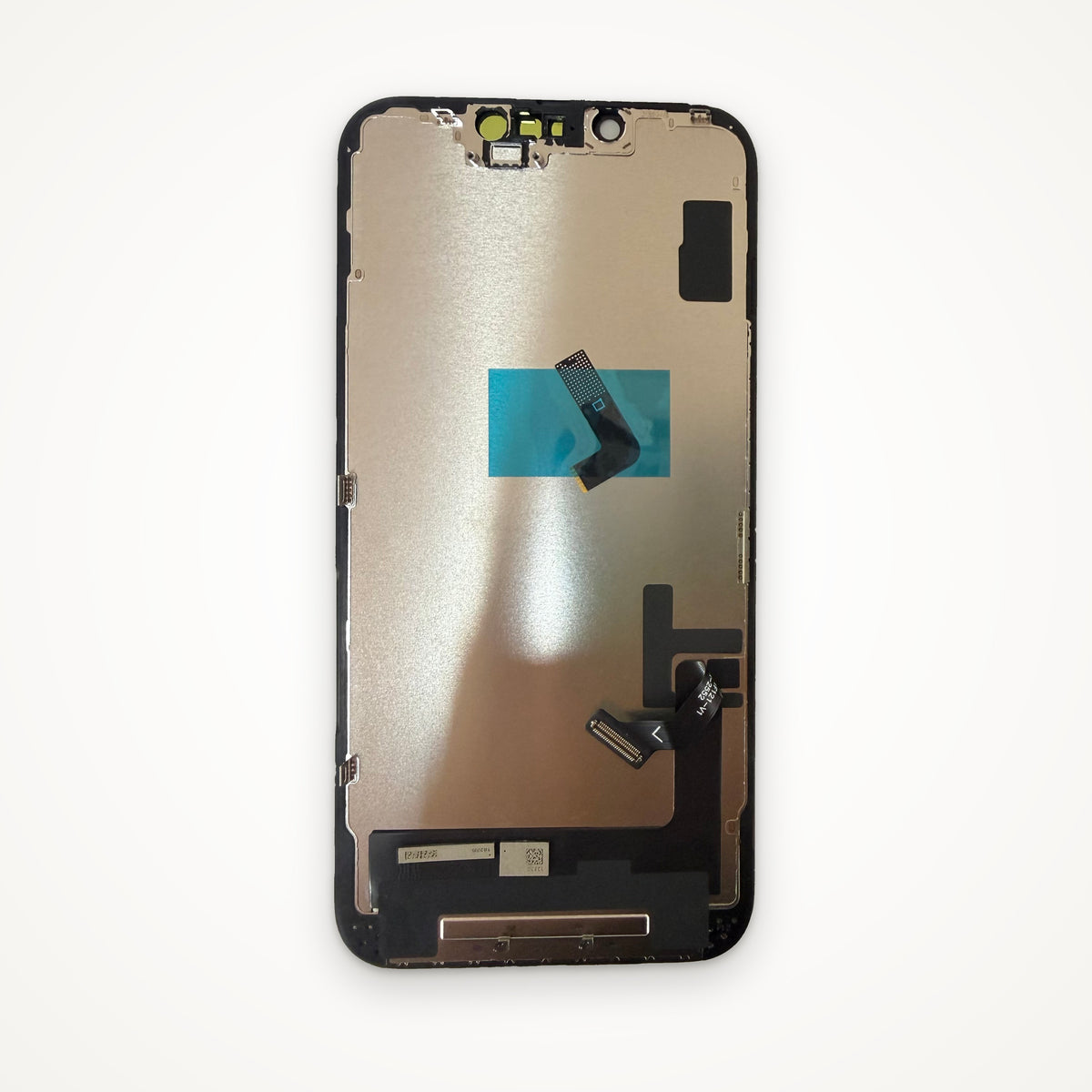 FHD incell LCD screen for iPhone 16e, from the back