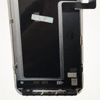Soft OLED screen for iPhone 17 Pro, the lower back up close